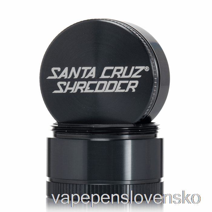 Santa Cruz Shredder 1,6 Palcový Malý 3-dielny Mlynček šedý (40 Mm) Vape Bez Nikotinu